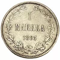 Российская империя, Финляндия 1 марка 1893 г. (L)