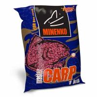 Пеллетс Minenko Master Carp Strawberry 5мм 1 кг (Клубника) Красный