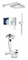 Слив перелив с наполнением ванны Grohe Eurocube Talentofill Professional 250