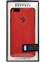 Чехол-накладка на iPhone 6 Plus/6S Plus Ferrari кожаная