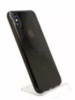 Ультратонкий силиконовый чехол Brauffen с защитой камеры для iPhone XS / X, Чёрный
