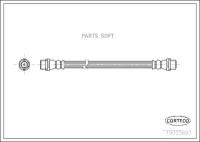 Шланг тормозной Corteco 19025893 AUDI A6 задний