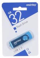 USB Flash Drive 32Gb - SmartBuy UFD 2.0 Twist Blue SB032GB2TWB