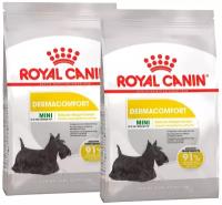 ROYAL CANIN MINI DERMACOMFORT для взрослых собак маленьких пород при аллергии (1 + 1 кг)