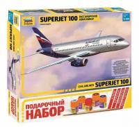 Сборная модель Zvezda 7009П Региональный пассажирский авиалайнер Superjet 100