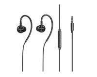 Наушники спортивные проводные с микрофоном AWEI L3 Ear-hook Smart Sports, miniJack 3.5 мм, 1.2м, Черный