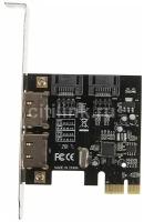 Контроллер PCI-E ASM1061 SATA III 2xE-SATA 2xSATA Ret