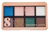 La Rosa Тени для век 8ми цветные MAKEUP STUDIO LE 1108