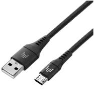 Зарядный кабель ROCKET Contact USB-A/Micro-USB 1м, тканевая оплётка