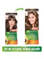 GARNIER Color Naturals стойкая питательная крем-краска для волос, 6 лесной орех/6.00 глубокий светло-каштановый