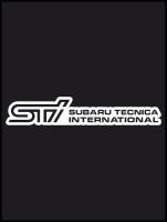 Наклейка на авто "Subaru STI tecnica international - Субару СТИ" 20х3 см