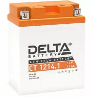 Delta аккумуляторная батарея CT 1214.1 (YB14-BS, YTX14AH, YTX14AH-BS )
