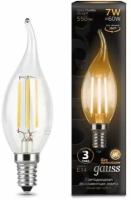 Светодиодная лампа Gauss LED Filament Candle tailed E14 7W 2700К