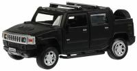 Машинка металлическая ТехноПарк Hummer H2 Pickup 12см черная HUM2PICKUP-12MAT-BK