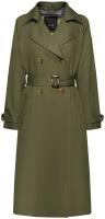 куртка GEOX для женщин W TOPAZIO цвет оливковый милитари, размер 46