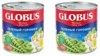 Globus Овощные консервы Горошек зеленый, 400 г, 2 шт