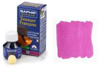 Фиолетовая краска для кожи, замши и нубука Saphir Teinture