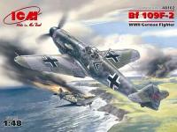 Сборная модель ICM Bf 109 F-2 Германский истребитель ІІ Мировой войны 1:48 (48102)