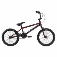 BMX 18" дюймов COMIRON WOOHOO. Велосипед Трюковый. Цвет DARK RED