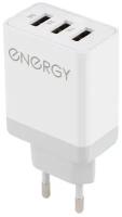 Сетевое зарядное устройство ENERGY ET-24, 3 USB, Q3.0 разъёма, цвет - белый 100294 1306555