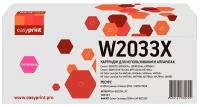 Картридж W2033X (415X) пурпурный для HP Color LaserJet Pro M479dw/ M479fdn без чипа