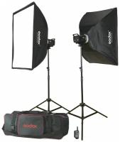 Комплект студийного света Godox MS200-F, 2х200 Дж