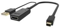 Кабель-переходник Vcom HDMI(M) +USB---> miniDP(F) 0.15m 4K*30Hz