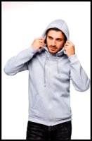 Premium Zip-Hoodie Gray