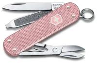 Нож-брелок Victorinox Classic SD Alox Colors, 58 мм, 5 функций, "Cotton Candy"