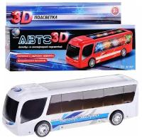 Игрушка Автобус "Авто 3D" на батарейках, в коробке (JH-961)