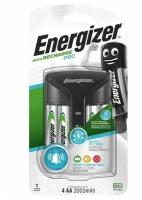 Зарядное устройство ENERGIZER Pro Charger + 4 АA аккумуляторные батарейки Energizer 2000 mAh