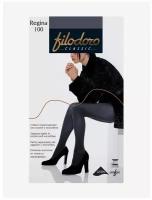 Колготки Filodoro Classic Regina, 100 den, размер 4, серый