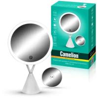 Косметическое зеркало Camelion M282-DL C01 бел.,дневн.свет,5Вт,4*LR03 /USB)