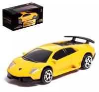 Машина металлическая LAMBORGHINI MURCIELAGO LP 670-4 SV, 1:64, цвет жёлтый