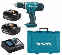 Аккумуляторная дрель-шуруповерт Makita DDF453RME (18V, 2 x 4.0Ah, з/у, Li-Ion)