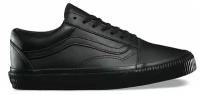 Кожаные кеды Vans UA OLD SKOOL EMBOSSED VA38G1ODX черные (35)