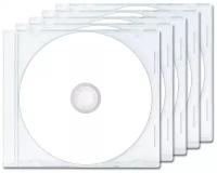 Диск DVD+R 8.5Gb DL 8x CMC Printable, slim box (прозрачный), 5 шт