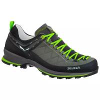 Ботинки Salewa Mountain Trainer Leather Men's Smoked/Fluo Green (Uk:11)