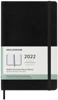 Еженедельник Moleskine CLASSIC WKLY Large 130х210мм 144стр. черный, 2020год