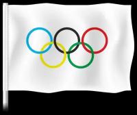 Олимпийский флаг / 90x135 см
