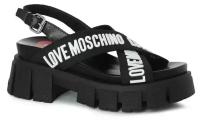 Сандалии LOVE MOSCHINO, размер 38, черный