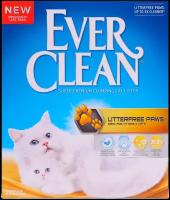 Ever Clean Litter Free Paws комкующийся наполнитель для длинношерстных кошек, аромат свежести 10 л