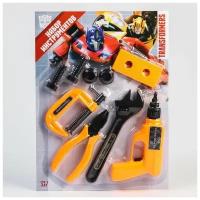 Набор строителя с инструментами игровой, 9 предметов, Трансформеры
