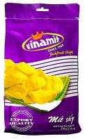 Вьетнамские натуральные хрустящие чипсы джекфрут, 210г, Vinamit, Jackfruit Chips. Вьетнам