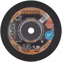 Отрезной прямой диск RHODIUS по стали и нержавеющей стали XT100 230 x 1,9 x 22,23