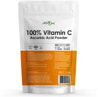 Витамин C Аскорбиновая кислота в порошке Atletic Food 100% Vitamin C (Ascorbic Acid Powder) - 300 грамм, натуральный (600 порций)