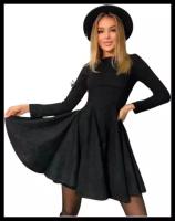 Женское черное платье размер-44