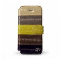 Чехол Zenus для Apple iPhone 5/5S/SE Prestige Natural EEL Diary (Multi Brown)