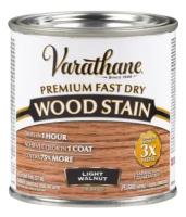 Масло для дерева и мебели Varathane Fast Dry Wood Stain быстросохнущее тонирующее масла, морилка, пропитка для дерева, Светлый орех, 0.236 л