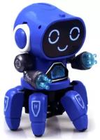 Интерактивная игрушка танцующий робот Robot Bot, цвет синий